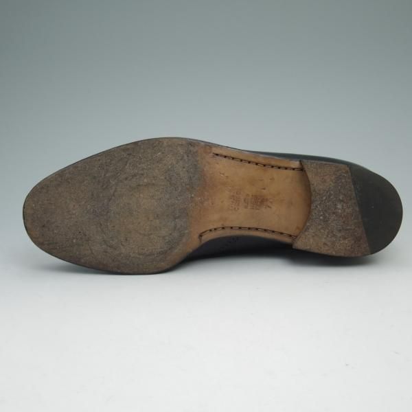 美品★(伊)タニノクリスチー SIZE 7.5【★定価15万円以上】タッセルローファー/108287/カーフ/NERO/黒/TANINO CRISCI★b997