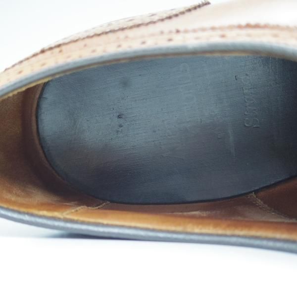 極上★(米)アレンエドモンズ 8.5E【定価￥75,900-★Strand/ストランド】セミブローグ/カーフ/赤茶/ALLEN EDMONDS★c002
