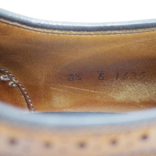 極上★(米)アレンエドモンズ 8.5E【定価￥75,900-★Strand/ストランド】セミブローグ/カーフ/赤茶/ALLEN EDMONDS★c002