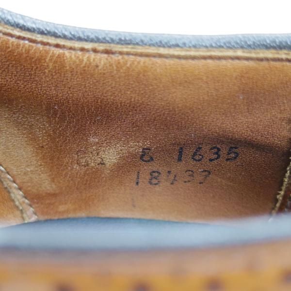 極上★(米)アレンエドモンズ 8.5E【定価￥75,900-★Strand/ストランド】セミブローグ/カーフ/赤茶/ALLEN EDMONDS★c002