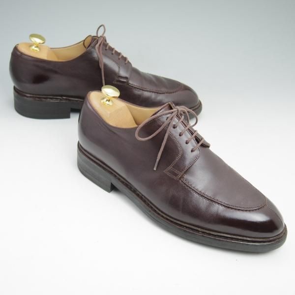 美品★パラブーツ SIZE 6.5【★ルソー/ROUSSEAU】アクティブソール/リスレザー/Uチップ/カフェ/CAFE/ルーソー/Paraboot★c005