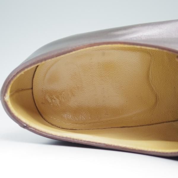 美品★パラブーツ SIZE 6.5【★ルソー/ROUSSEAU】アクティブソール/リスレザー/Uチップ/カフェ/CAFE/ルーソー/Paraboot★c005