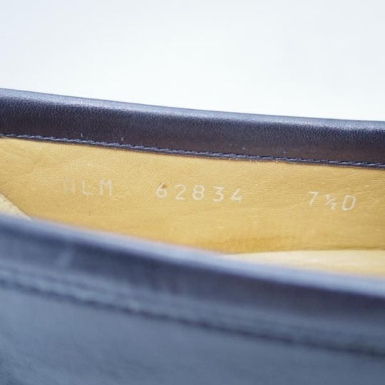 極美品★(伊)Silvano Sassetti製 US7.5D/UK7【★ラルフローレン/パープルレーベル別注】コインローファー/シルヴァノ・サセッティ★c008