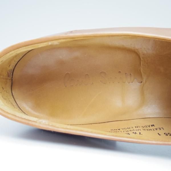美品★クロケット&ジョーンズ 7.5E【★90's製品/ポールスミス別注/Paul Smith】バタフライローファー/Crockett&Jones★c009
