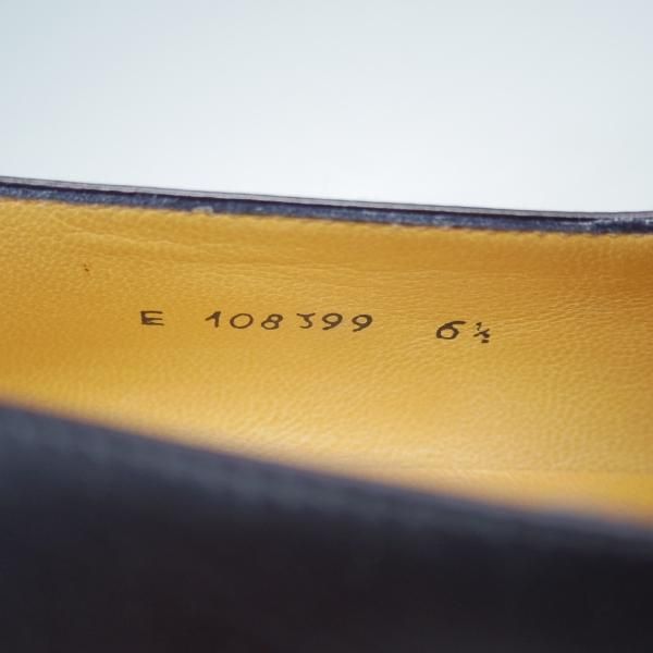 新品★(伊)タニノクリスチー SIZE 6.5【★当時の定価15万円以上/バタフライローファー】108399/カーフ/NERO/ブラック/TANINO CRISCI★c011