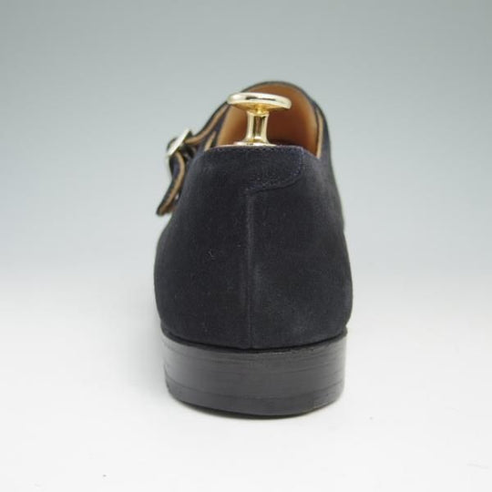 極美品★クロケット&ジョーンズ 9D【★バーニーズ ニューヨーク別注/LOWNDES/348ラスト】スエード/ダブルモンク/Crockett&Jones★c012