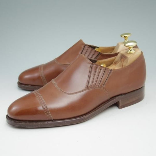未使用★クロケット&ジョーンズ 5.5E【★90'sデッドストック品/ポールスミス別注/Paul Smith】サイドエラスティック/Crockett&Jones★c013