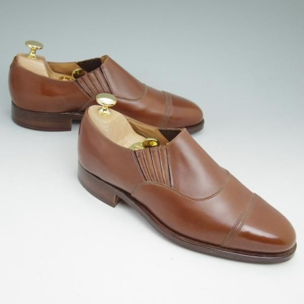 未使用★クロケット&ジョーンズ 5.5E【★90'sデッドストック品/ポールスミス別注/Paul Smith】サイドエラスティック/Crockett&Jones★c013
