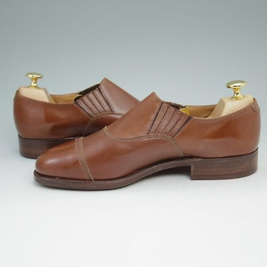 未使用★クロケット&ジョーンズ 5.5E【★90'sデッドストック品/ポールスミス別注/Paul Smith】サイドエラスティック/Crockett&Jones★c013