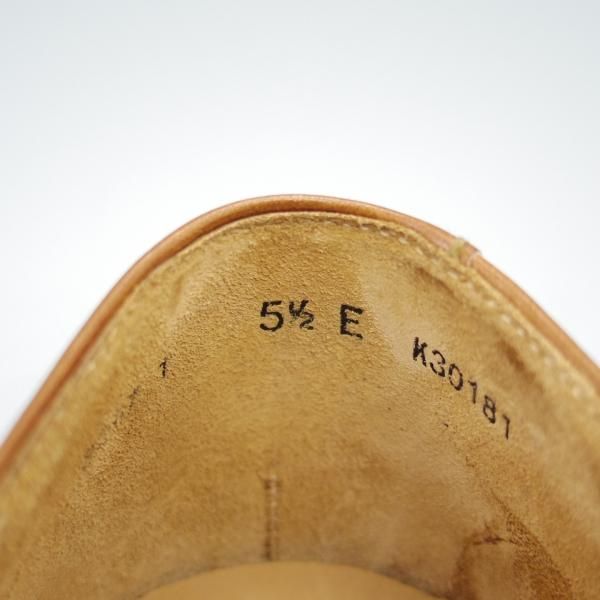 未使用★クロケット&ジョーンズ 5.5E【★90'sデッドストック品/ポールスミス別注/Paul Smith】サイドエラスティック/Crockett&Jones★c013