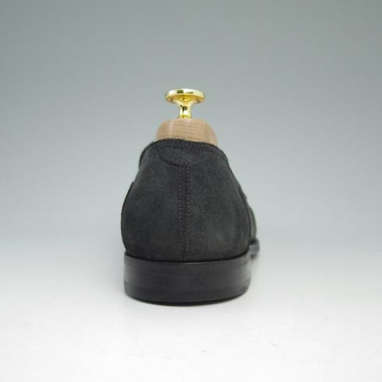 美品★ジョンロブ 7E【★タッセルローファー/4098ラスト】スエード/JOHN LOBB★c015