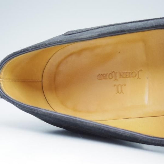 美品★ジョンロブ 7E【★タッセルローファー/4098ラスト】スエード/JOHN LOBB★c015