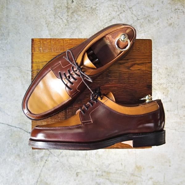 美品★ジョンロブ 8E【希少★ビンテージ年代の初期BARROS/バロス】292ラスト/Uチップ/コンビ/JOHN LOBB★c026