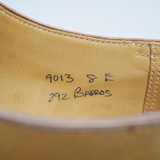 美品★ジョンロブ 8E【希少★ビンテージ年代の初期BARROS/バロス】292ラスト/Uチップ/コンビ/JOHN LOBB★c026