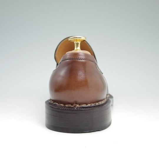 美品★(伊)ストール・マンテラッシ SIZE 7【定価18万円程度★ノルベジェーゼ製法/スキンステッチ】ローファー/SUTOR MANTELLASSI★c027