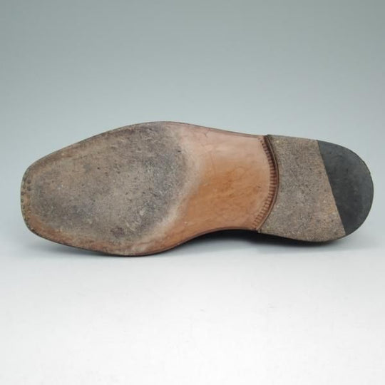 美品★(伊)ストール・マンテラッシ SIZE 7【定価18万円程度★ノルベジェーゼ製法/スキンステッチ】ローファー/SUTOR MANTELLASSI★c027