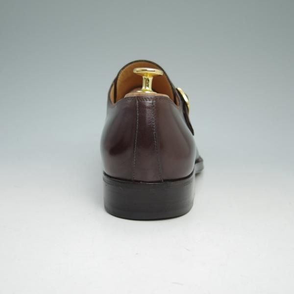 美品★(伊)タニノクリスチー SIZE 8【★定価15万円以上】モンクストラップ/128857/カーフ/ブラウン/TANINO CRISCI★c029