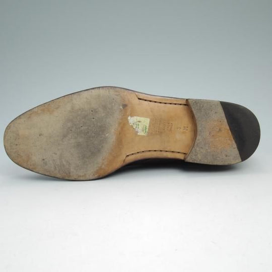 美品★(伊)タニノクリスチー SIZE 8【★定価15万円以上】モンクストラップ/128857/カーフ/ブラウン/TANINO CRISCI★c029