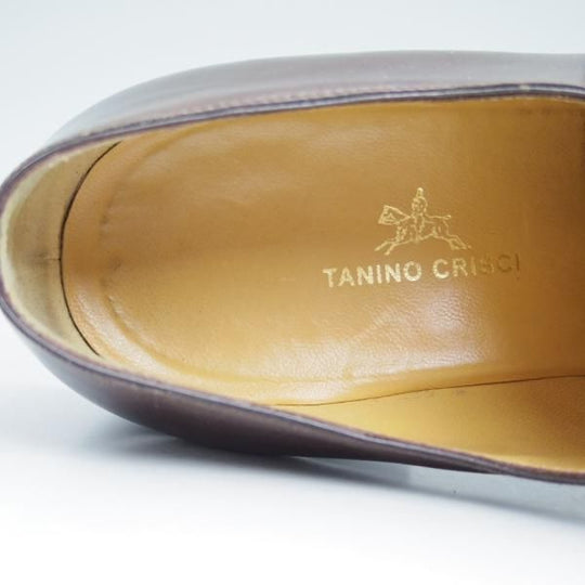 美品★(伊)タニノクリスチー SIZE 8【★定価15万円以上】モンクストラップ/128857/カーフ/ブラウン/TANINO CRISCI★c029