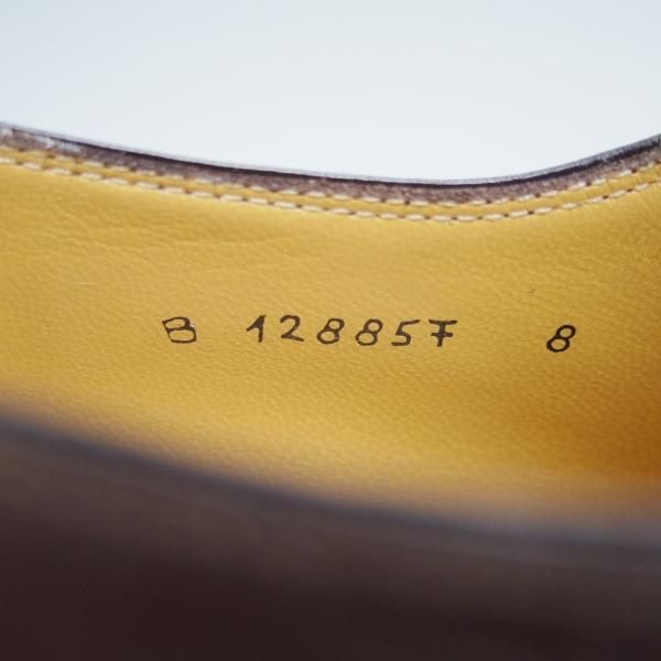 美品★(伊)タニノクリスチー SIZE 8【★定価15万円以上】モンクストラップ/128857/カーフ/ブラウン/TANINO CRISCI★c029