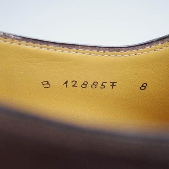 美品★(伊)タニノクリスチー SIZE 8【★定価15万円以上】モンクストラップ/128857/カーフ/ブラウン/TANINO CRISCI★c029