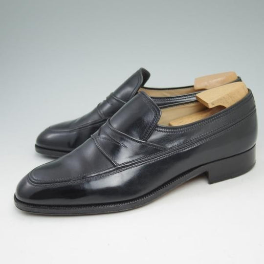 極上★(伊)タニノクリスチー SIZE 6【★定価15万円以上/センターエラスティック】コインローファー/106461/カーフ/TANINO CRISCI★c031