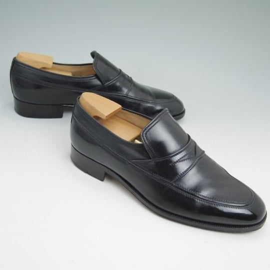 極上★(伊)タニノクリスチー SIZE 6【★定価15万円以上/センターエラスティック】コインローファー/106461/カーフ/TANINO CRISCI★c031
