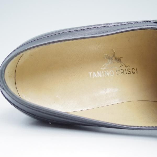 極上★(伊)タニノクリスチー SIZE 6【★定価15万円以上/センターエラスティック】コインローファー/106461/カーフ/TANINO CRISCI★c031