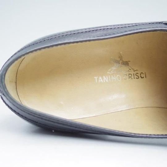 極上★(伊)タニノクリスチー SIZE 6【★定価15万円以上/センターエラスティック】コインローファー/106461/カーフ/TANINO CRISCI★c031