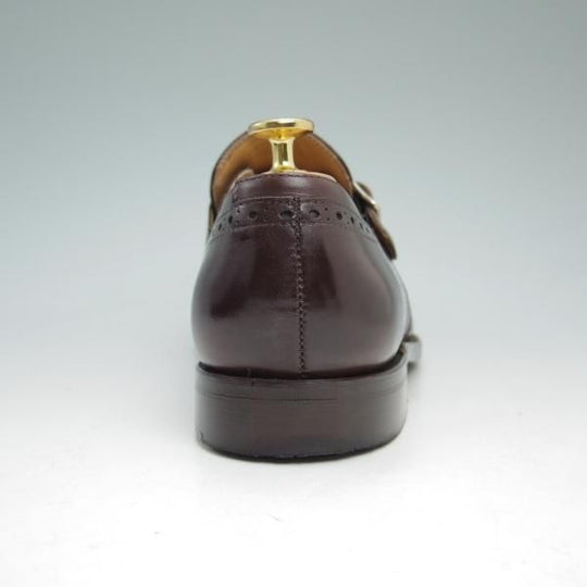 極美品★(英)Herring Shoes/ヘリング SIZE 7.5【★モンクストラップ/キルト付き】キルトモンク★c032