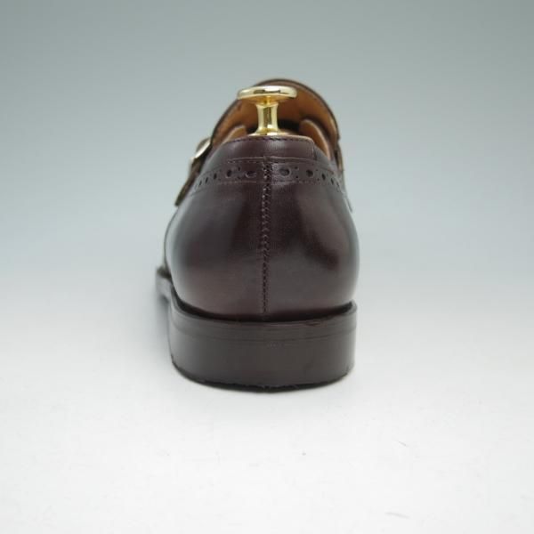 極美品★(英)Herring Shoes/ヘリング SIZE 7.5【★モンクストラップ/キルト付き】キルトモンク★c032