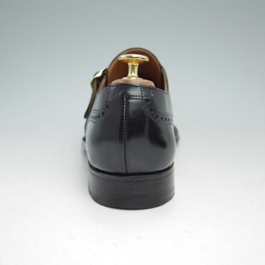 極美品★クロケット&ジョーンズ 7E【★CHALFONT/モンクストラップ】フルブローグ/Crockett&Jones★c034
