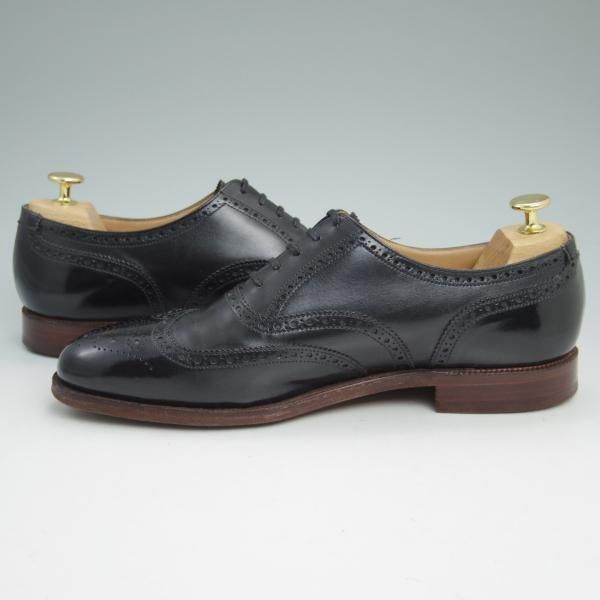 美品★クロケット&ジョーンズ 8.5E【★CANTERBURY/トゥモローランド別注】317ラスト/フルブローグ/TOMORROWLAND/Crockett&Jones★c035