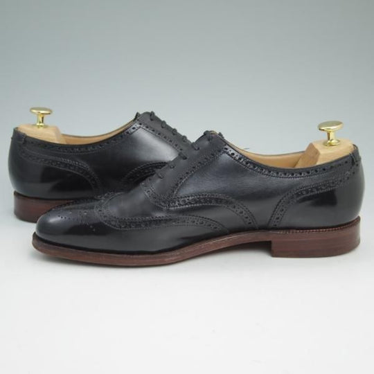 美品★クロケット&ジョーンズ 8.5E【★CANTERBURY/トゥモローランド別注】317ラスト/フルブローグ/TOMORROWLAND/Crockett&Jones★c035