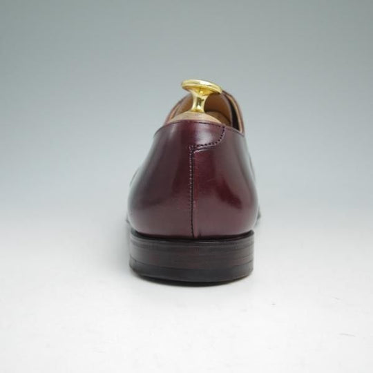 美品★クロケット&ジョーンズ 6.5E【★ポールスミス別注/Paul Smith】348ラスト/ストレートチップ/バーガンディー/Crockett&Jones★c036