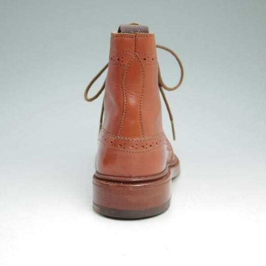 極美品★トリッカーズ(レディース) SIZE 5【★シーシェイド/カントリーブーツ/L2508】TAN C Shade/ブーツ/ウイングチップ/Tricker's★c039