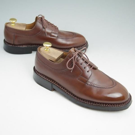 ★JM.ウェストン 6.5C【定価33.4万円★ハントダービー/旧ロゴ/32ラスト】677/ドゴール/エプロンダービー/Weston/ウエストン★c040