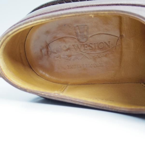 ★JM.ウェストン 6.5C【定価33.4万円★ハントダービー/旧ロゴ/32ラスト】677/ドゴール/エプロンダービー/Weston/ウエストン★c040