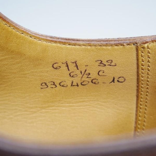 ★JM.ウェストン 6.5C【定価33.4万円★ハントダービー/旧ロゴ/32ラスト】677/ドゴール/エプロンダービー/Weston/ウエストン★c040