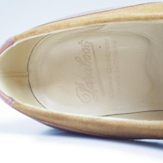 極上★パラブーツ SIZE 8【★希少!!ドレス仕様シャンボード/CHAMBORD】リスレザー×スエード/アクティブソール/Uチップ/Paraboot★c041