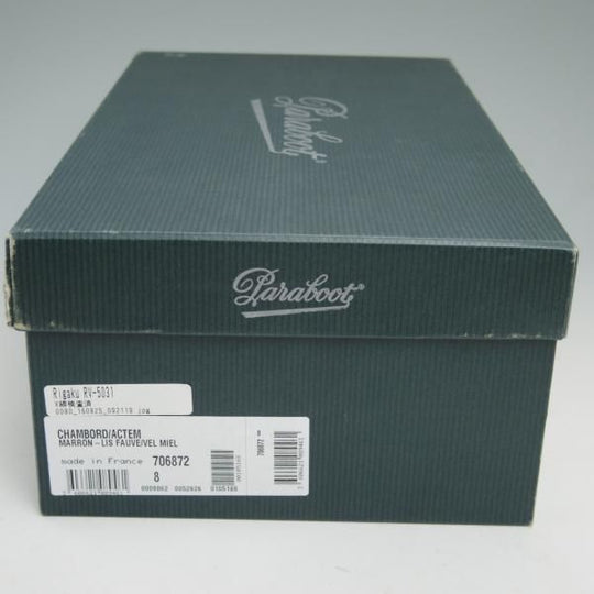 極上★パラブーツ SIZE 8【★希少!!ドレス仕様シャンボード/CHAMBORD】リスレザー×スエード/アクティブソール/Uチップ/Paraboot★c041