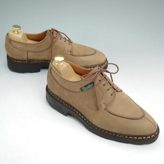 ★パラブーツ SIZE 7【★希少!!旧ロゴ/ヌバック仕様/AVIGNON/アヴィニョン】グリフソール/Uチップ/Paraboot★c042