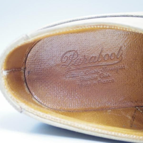 ★パラブーツ SIZE 7【★希少!!旧ロゴ/ヌバック仕様/AVIGNON/アヴィニョン】グリフソール/Uチップ/Paraboot★c042