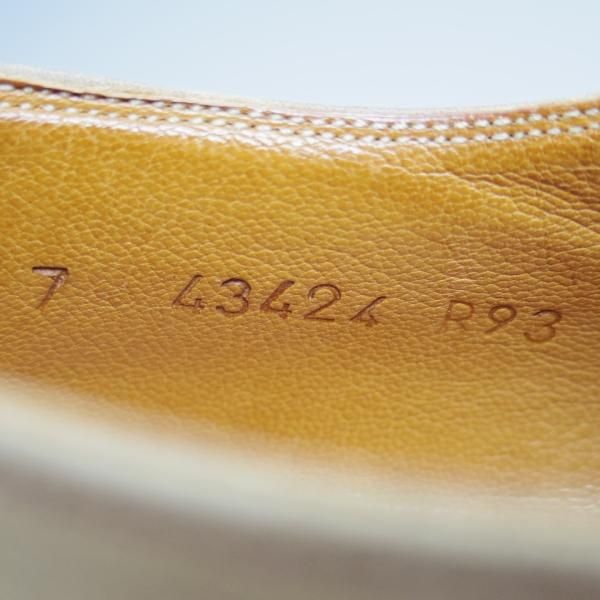 ★パラブーツ SIZE 7【★希少!!旧ロゴ/ヌバック仕様/AVIGNON/アヴィニョン】グリフソール/Uチップ/Paraboot★c042