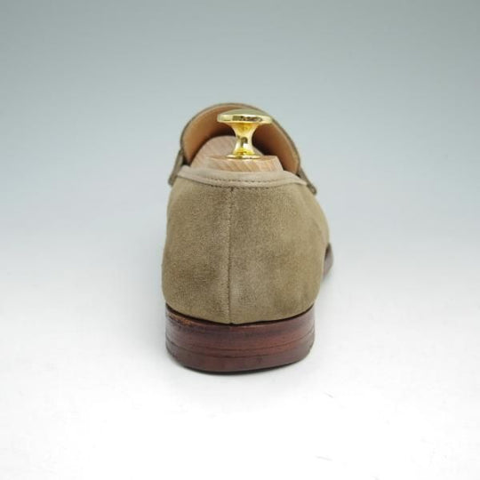 極上★クロケット&ジョーンズ 6.5E【★BEAMS/ビームス別注】スエード/コインローファー/Crockett&Jones★c043