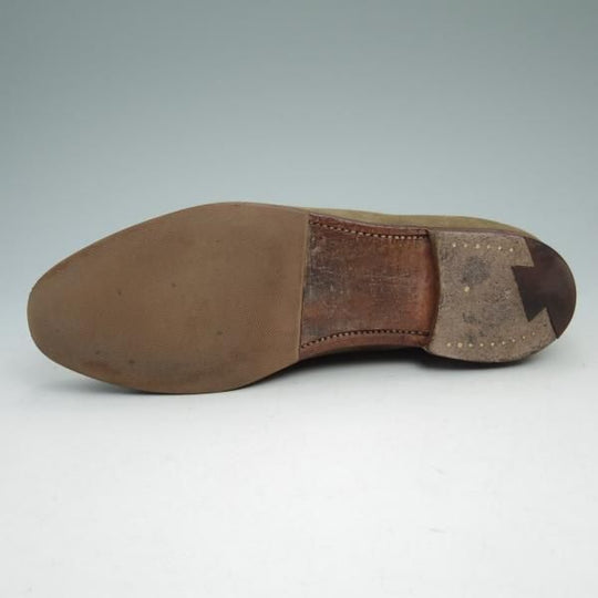 極上★クロケット&ジョーンズ 6.5E【★BEAMS/ビームス別注】スエード/コインローファー/Crockett&Jones★c043