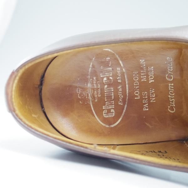 ★チャーチ UK7程度/75D【旧★チャーチ/3都市〜4都市ロゴ過渡期】100ラスト/ARROW/ストレートチップ/Church's★c052