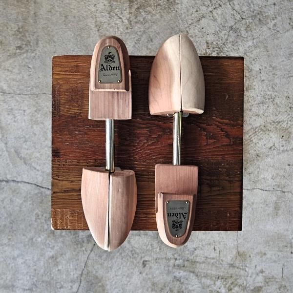 極上★オールデン Sサイズ【ロチェスター製★純正シューツリー/木製シューキーパー/ROCHESTER】ALDEN★c056