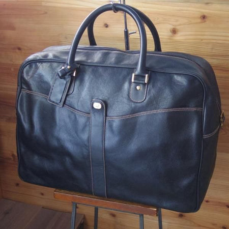 極上★ダンヒル/dunhill【★ボストンバッグ】メンズ ビジネス レザー バッグ★N5056