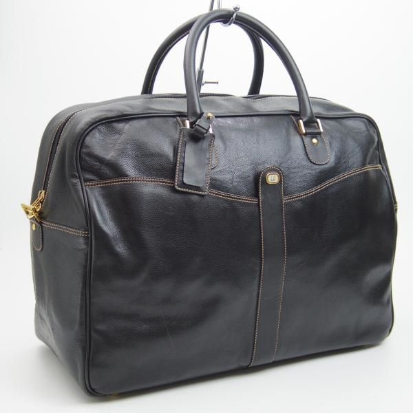 極上★ダンヒル/dunhill【★ボストンバッグ】メンズ ビジネス レザー バッグ★N5056
